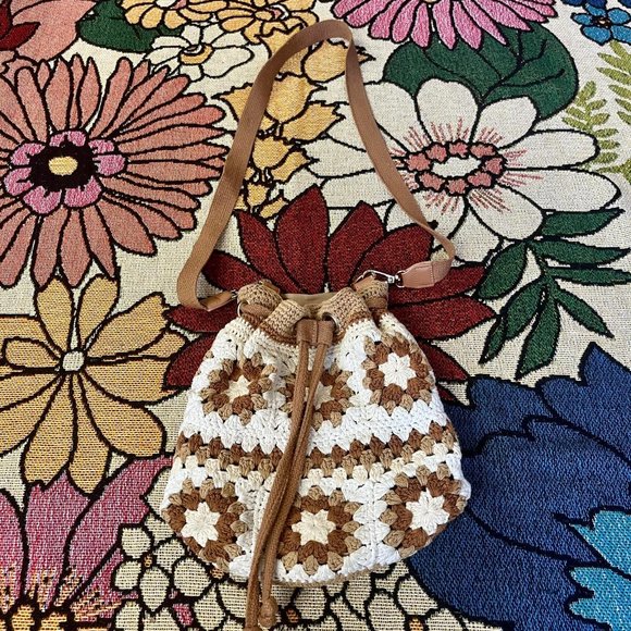 aerie Handbags - Crochet Crossbody Bag